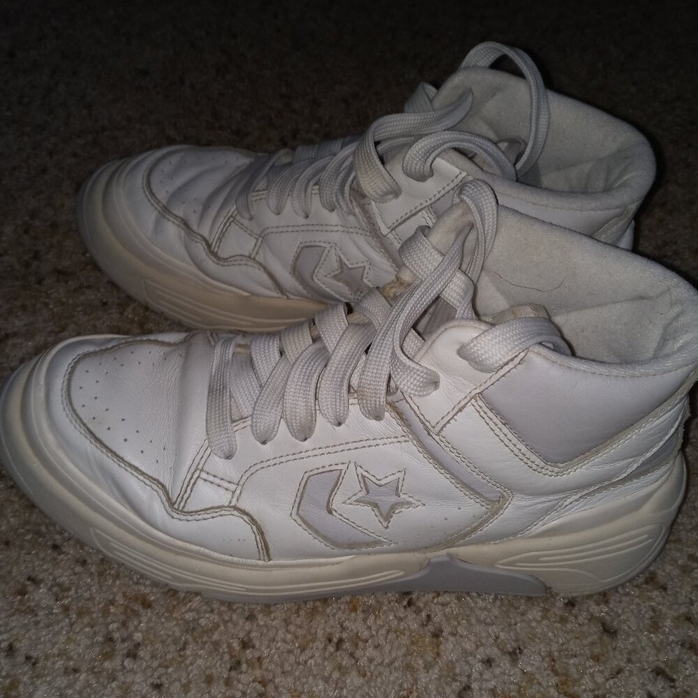 Converse Weapon CX Mid, US Size 8.5, White-Grey